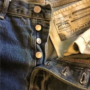 Levi’s men’s jeans.  34/29. Button fly. Medium wash.
